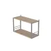 Книжная полка универсальная Ferrum-decor Стим 1 38x63x26 серый ДСП Дуб Сан-Марино 16мм (XK00032)