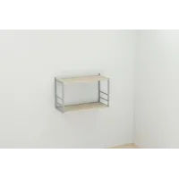 Книжкова полиця універсальна Ferrum-decor Стім 1 38x63x26 сірий ДСП Дуб Сонома 16мм (XK00034) Книжкова полиця універсальна Ferrum-decor Стім 1 38x63x26 сірий ДСП Дуб Сонома 16мм (XK00034)