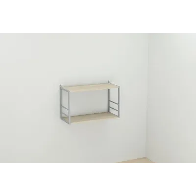 Книжная полка универсальная Ferrum-decor Стим 1 38x63x26 серый ДСП Дуб Сонома 16мм (XK00034) Книжная полка универсальная Ferrum-decor Стим 1 38x63x26 серый ДСП Дуб Сонома 16мм (XK00034)