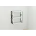 Книжная полка универсальная Ferrum-decor Стим 2 74x63x26 черный ДСП Белое 16мм (XK00037)