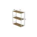 Книжкова полиця універсальна Ferrum-decor Стім 2 74x63x26 білий ДСП Дуб Артізан 16мм (XK00045)
