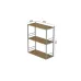 Книжная полка универсальная Ferrum-decor Стим 2 74x63x26 серый ДСП Дуб Артизан 16мм (XK00051)