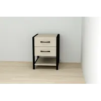 Тумба Ferrum-decor Вивьен 2/1 50x41x40 см Дуб Сонома (XK00130)