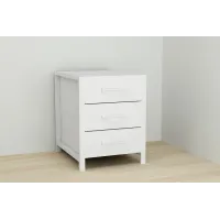 Тумба Ferrum-decor Вів'єн 3 50x41x40 см Білий (XK00151)