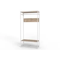 Вішалка для підлоги Ferrum-decor Треліс 15 180x90x38 см Дуб / Білий (XK00332)