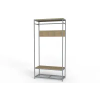 Вішалка для підлоги Ferrum-decor Треліс 15 180x90x38 см Дуб Сонома / Сірий (XK00340)