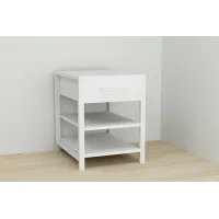 Тумба Ferrum-decor Вивьен 1/2 50x41x40 см Белый (XK00079)