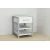 Тумба Ferrum-decor Вивьен 1/2 50x41x40 см Белый / Серый (XK00085)