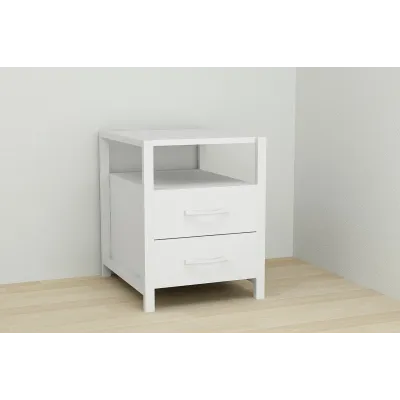 Тумба Ferrum-decor Вивьен 2/2 50x41x40 см Белый (XK00115) Тумба Ferrum-decor Вивьен 2/2 50x41x40 см Белый (XK00115)