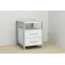 Тумба Ferrum-decor Вивьен 2/2 50x41x40 см Белый / Серый (XK00121)