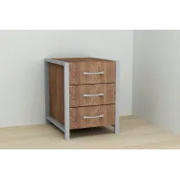 Тумба Ferrum-decor Вивьен 3 50x41x40 см Дуб (XK00159)