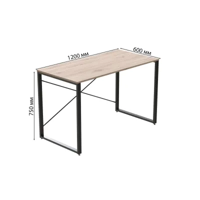 Письмовий стіл Ferrum-decor Конект 75x120x60 см Дуб Сан-Маріно (XK00164) Письмовий стіл Ferrum-decor Конект 75x120x60 см Дуб Сан-Маріно (XK00164)