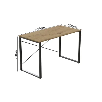 Письмовий стіл Ferrum-decor Конект 75x120x60 см Дуб Артізан (XK00165) Письмовий стіл Ferrum-decor Конект 75x120x60 см Дуб Артізан (XK00165)