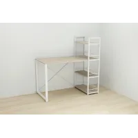 Письмовий стіл Ferrum-decor Конект з етажеркою 75x120x60 см Дуб (XK00188) Письмовий стіл Ferrum-decor Конект з етажеркою 75x120x60 см Дуб (XK00188)