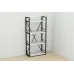 Етажерка Ferrum-decor Конект 120x60x28 см Чорний / Білий (XK00199)