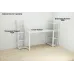 Етажерка 4/60 Ferrum-decor серії Конект 120x60x28 білий ДСП 16 мм Біле