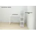 Етажерка 4/60 Ferrum-decor серії Конект 120x60x28 білий ДСП 16 мм Біле
