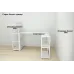 Етажерка 4/60 Ferrum-decor серії Конект 120x60x28 білий ДСП 16 мм Біле