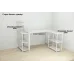 Етажерка 4/60 Ferrum-decor серії Конект 120x60x28 білий ДСП 16 мм Біле