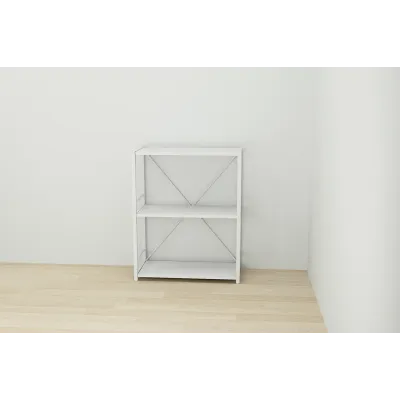 Етажерка Ferrum-decor Конект 73x60x28 см Білий (XK00223) Етажерка Ferrum-decor Конект 73x60x28 см Білий (XK00223)