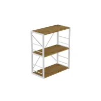 Етажерка Ferrum-decor Конект 73x60x28 см Дуб Артізан (XK00231) Етажерка Ferrum-decor Конект 73x60x28 см Дуб Артізан (XK00231)