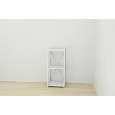 Етажерка Ferrum-decor Конект 73x34x28 см Білий (XK00259)