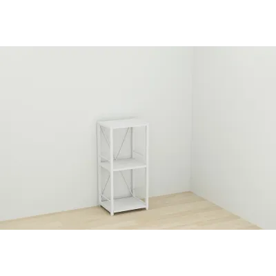 Етажерка Ferrum-decor Конект 73x34x28 см Білий (XK00259) Етажерка Ferrum-decor Конект 73x34x28 см Білий (XK00259)