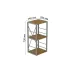 Етажерка Ferrum-decor Конект 73x34x28 см Дуб Артізан (XK00267) Етажерка Ferrum-decor Конект 73x34x28 см Дуб Артізан (XK00267)