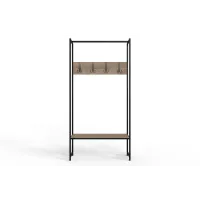 Вешалка напольная Ferrum-decor Трелис 12 180x90x38 см Дуб / Черный (XK00272)