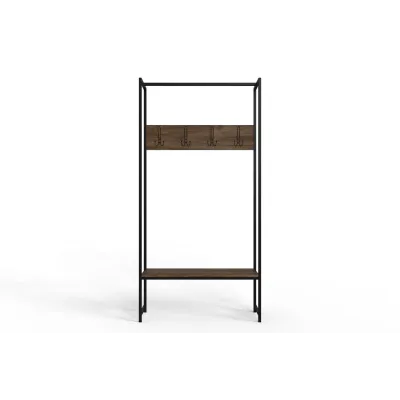 Вешалка напольная Ferrum-decor Трелис 12 180x90x38 см Дуб / Черный (XK00273) Вешалка напольная Ferrum-decor Трелис 12 180x90x38 см Дуб / Черный (XK00273)