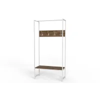 Вешалка напольная Ferrum-decor Трелис 12 180x90x38 см Дуб / Белый (XK00279) Вешалка напольная Ferrum-decor Трелис 12 180x90x38 см Дуб / Белый (XK00279)