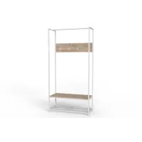 Вішалка для підлоги Ferrum-decor Треліс 13 180x90x38 см Дуб / Білий (XK00296)