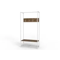 Вешалка напольная Ferrum-decor Трелис 13 180x90x38 см Дуб / Белый (XK00297)