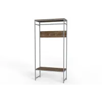 Вешалка напольная модульная Ferrum-decor Трелис 14 180x90x38 см Дуб / Серый (XK00321)
