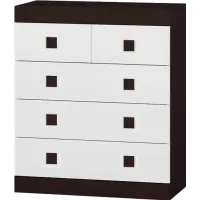 Комод для речей Соната 3 венге + білий