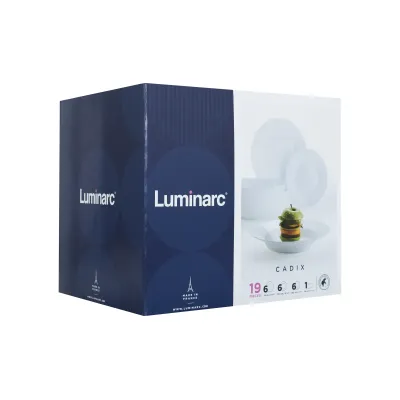 Сервіз столовий LUMINARC CADIX, 19 предметів (6225616)