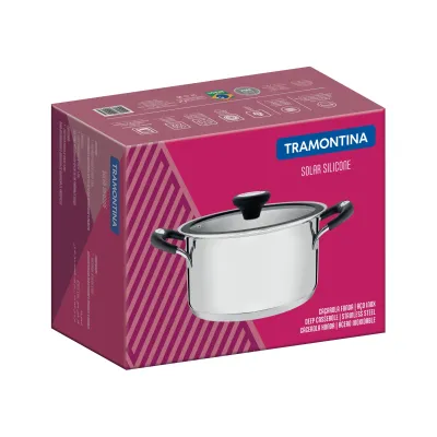Кастрюля TRAMONTINA Solar silicone (3.6 л) 20 см (6358930)