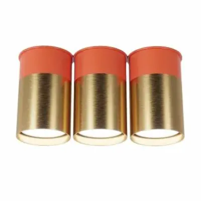 Точечный светильник Pikart BP тройной Coral Gold (6353-2) Точечный светильник Pikart BP тройной Coral Gold (6353-2)