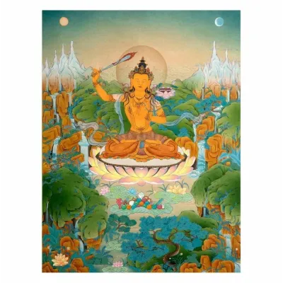 Пахощі Тибетські HI Манджушрі Manjushri 10x4x4 см Червоний (23269)