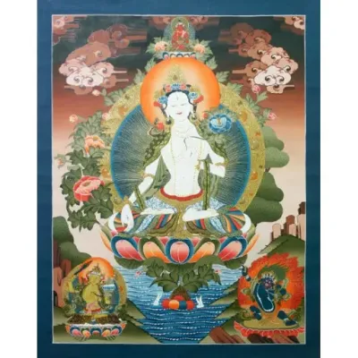 Пахощі Тибетські HI Біла Тара White Tara 10х4х4 см Блакитний (23270)