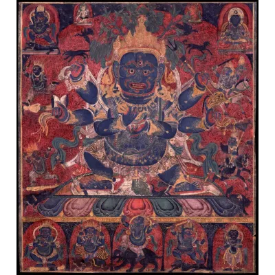 Пахощі Тибетські HI Підношення Махакале Tribute Mahakala 10,2х3,5х3,5см Чорний (23059)