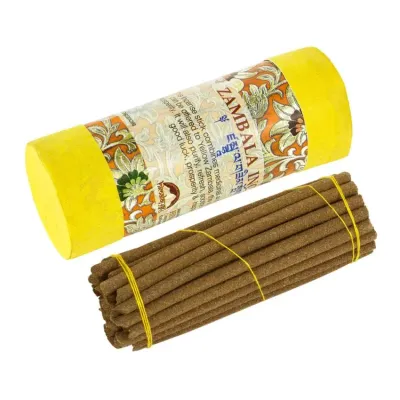 Пахощі Тибетські HI Дзамбала Золотий Yellow Zambala 10x4x4 см Жовтий (25082)