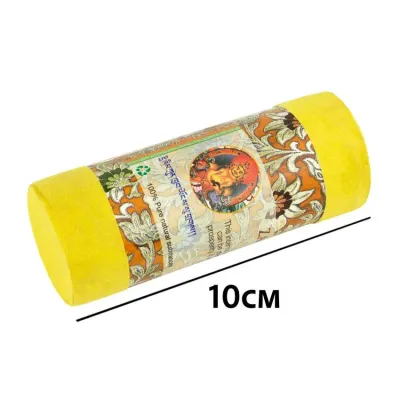 Пахощі Тибетські HI Дзамбала Золотий Yellow Zambala 10x4x4 см Жовтий (25082)