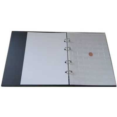 Альбом для монет и банкнот Elit белые листы Синий (hub_g9rzmv)