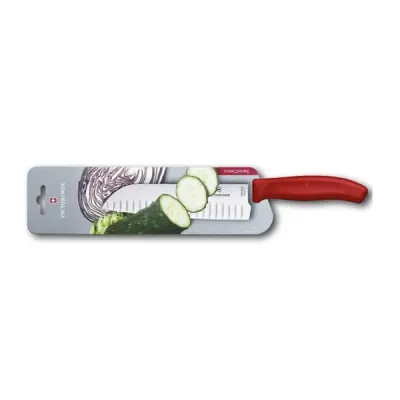Кухонный нож Victorinox SwissClassic Santoku 170 мм Красный (6.8521.17B) Кухонный нож Victorinox SwissClassic Santoku 170 мм Красный (6.8521.17B)