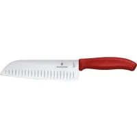 Кухонний ніж Victorinox SwissClassic Santoku 170 мм Червоний (6.8521.17B) Кухонний ніж Victorinox SwissClassic Santoku 170 мм Червоний (6.8521.17B)