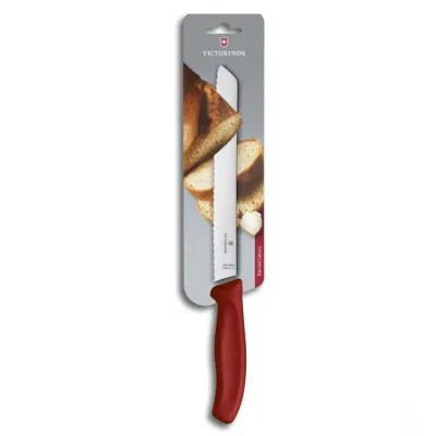 Кухонний ніж для хліба Victorinox SwissClassic Bread 210 мм Червоний (6.8631.21B) Кухонний ніж для хліба Victorinox SwissClassic Bread 210 мм Червоний (6.8631.21B)