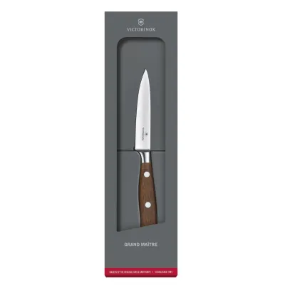 Кухонный кованный нож Victorinox Grand Maitre Wood Kitchen 100 мм дерево (7.7200.10G)