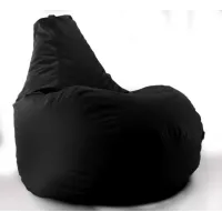 Крісло мішок груша Beans Bag Оксфорд Стронг 100 х 140 см Чорний (hub_pbew3r) Крісло мішок груша Beans Bag Оксфорд Стронг 100 х 140 см Чорний (hub_pbew3r)