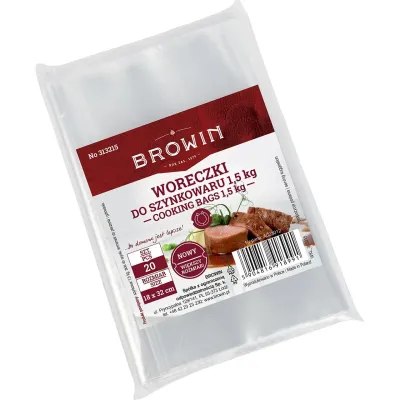 Набор пакетов для ветчинниц Browin 1,5 кг 20 шт Прозрачный Набор пакетов для ветчинниц Browin 1,5 кг 20 шт Прозрачный